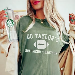 Go Taylors Boyfriends Brother Shirt, Comfort Colors Philadelphia Football Shirt, Philly Football, Go Sports, Yay Sports, Funny Football Tee