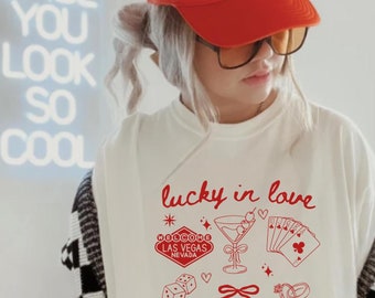 Lucky In Love Bachelorette Shirts, Las Vegas Bachelorette Shirts, Casino Bachelorette, Atlantic City Bachelorette, Lucky Bachelorette Shirt