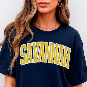 Comfort Colors Savannah Shirt, Trendy Savannah Georgia T-Shirt, Matching Savannah Shirts, Girls Trip Savannah T-Shirts, Savannah Oversized
