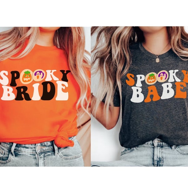 Halloween Cookie Bride Shirt, Halloween Bachelorette Shirts, Spooky Bride, Spooky Babe, Salem Bachelorette, Spooky Bachelorette Shirts