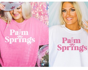 Palm Springs Bachelorette Party Shirts, Palm Springs Before the Rings, Palm Springs Shirt, Palm Springs Preppy, Palm Springs Girls Trip