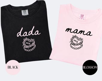 Girls Just Wanna Be One First Birthday Mama and Dada Shirts, Girls just Want to be One Mom Shirt