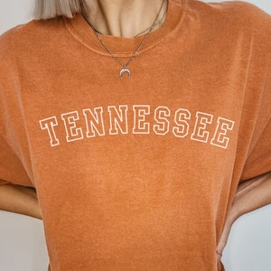 Tennessee Comfort Colors Shirt, Vintage Tennessee, Tennessee Concert, Nashville, Memphis, Knoxville, Trendy Oversized Shirt, Retro TN Shirt