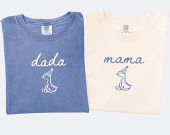 One Silly Goose First Birthday Shirts for Mom and Dad, Mama Goose Shirt, Dada Goose Shirt