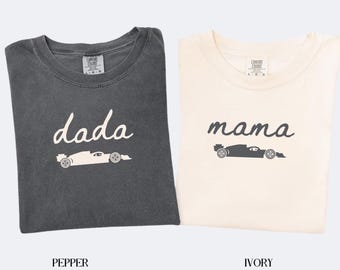 Fast One Race Car Birthday Shirts for Mama Dada, First Lap Birthday shirts, Pit Crew Mama, Pit Crew Dada, Mama of the Fast One, Car 1st Bday