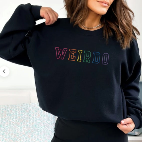 Weirdo top rainbow sweater