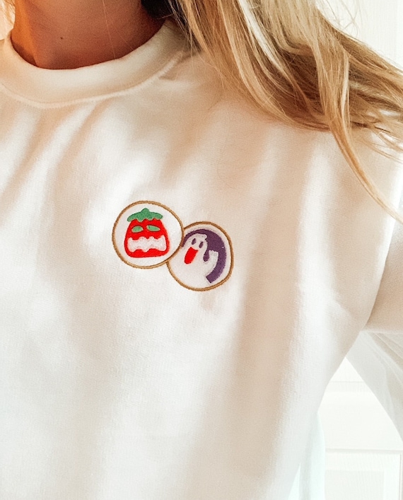 Etsy embroidered crewneck sale