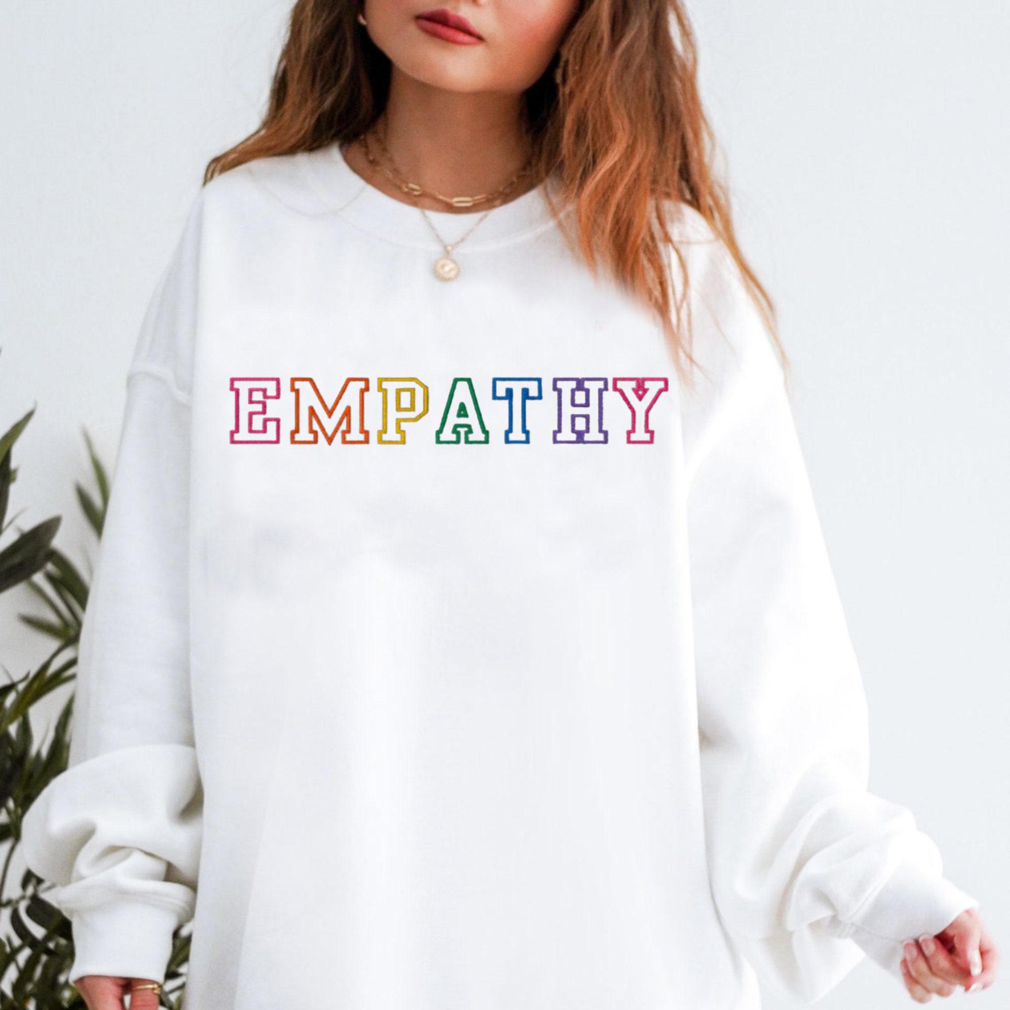 Rainbow outlet empathy sweatshirt