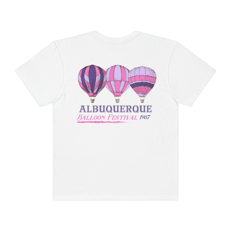 Albuquerque Balloon Festival Shirt, ABQ Fiesta, Albuquerque New Mexico Gift, Oversized Esthetisch Shirt, Vintage Hot Air Balloon Shirt, NM afbeelding 8
