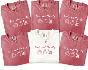 Bride and City New York Bachelorette Shirts, Bach and the City, With Love from New York, Big Apple Before the Chapel Bachelorette Shirts