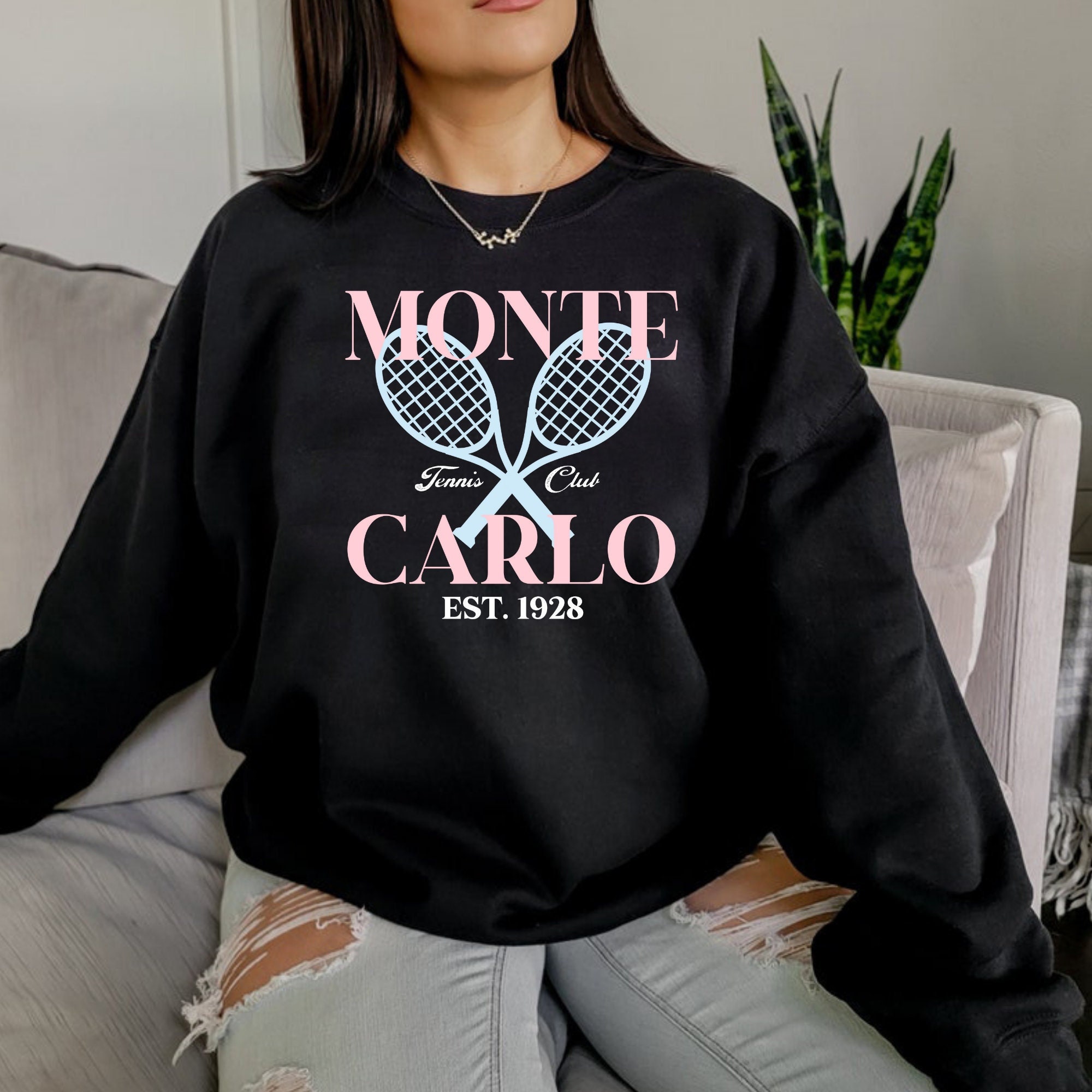 monte carlo tennis club sweatshirt