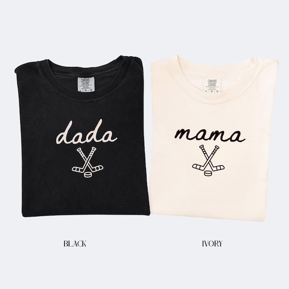 Rookie of the Year Hockey The Great One Birthday Shirts for Mom and Dad, Ice Hockey Rookie Shirts, Hockey Mama Shirt, Hockey Dada Shirt
