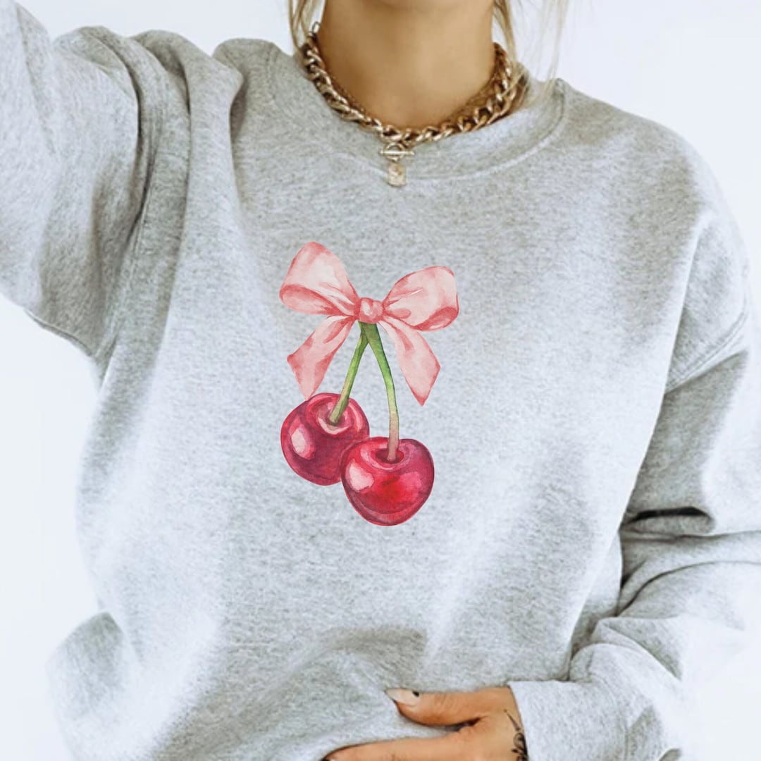 Cherry Coquette Knit Sweater
