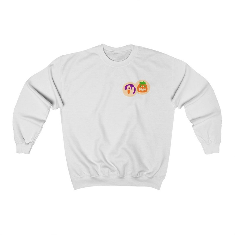 Halloween Cookie Sweatshirt, Halloween Cookie Print Crewneck, Sorta Sweet Sorta Spooky Sweatshirt, Retro Halloween Sweatshirt, Y2K Halloween image 3