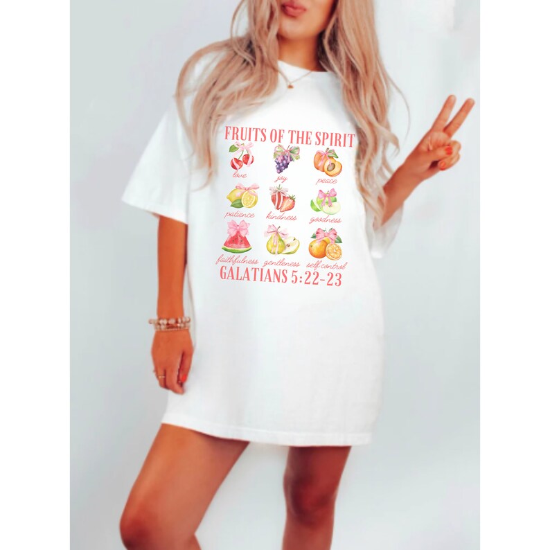 Coquette Fruit of the Spirit Shirt, Fruits of the Spirit Shirt ...