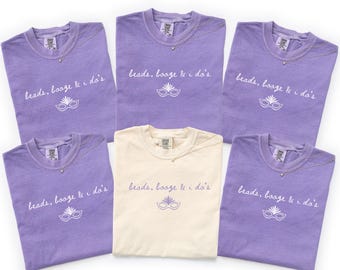 Beads Booze and I Do's New Orleans Bachelorette Shirts, Mardi Gras Bachelorette Shirts, NOLA Bachelorette Party Shirts