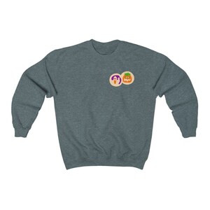 Halloween Cookie Sweatshirt, Halloween Cookie Print Crewneck, Sorta Sweet Sorta Spooky Sweatshirt, Retro Halloween Sweatshirt, Y2K Halloween image 6
