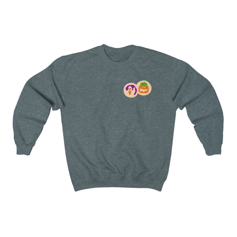 Halloween Cookie Sweatshirt, Halloween Cookie Print Crewneck, Sorta Sweet Sorta Spooky Sweatshirt, Retro Halloween Sweatshirt, Y2K Halloween image 6