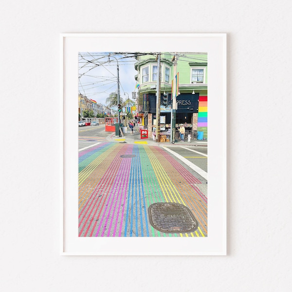 Castro District, San Francisco Photography, Castro Street, Rainbow Crosswalk, Gay San Francisco, Gay Pride
