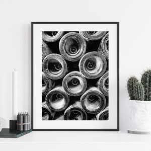Wine Bottle Print, Wine Cellar Decor, Aging Wine, Napa Valley Photography, Wine Lover&#39;s Gift