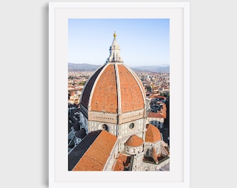 Florence Duomo Art Print, Duomo di Firenze, Italy-Inspired Wall Art, Florence Cathedral, Travel Photography
