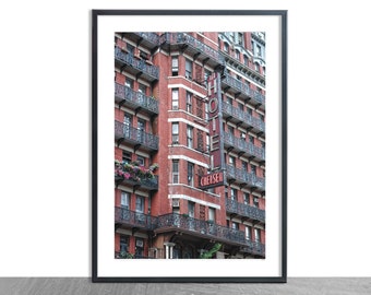 Hotel Chelsea Photograph, New York City, Historic Building, Architecture, Home Decor, New York Wall Art, New York Photography