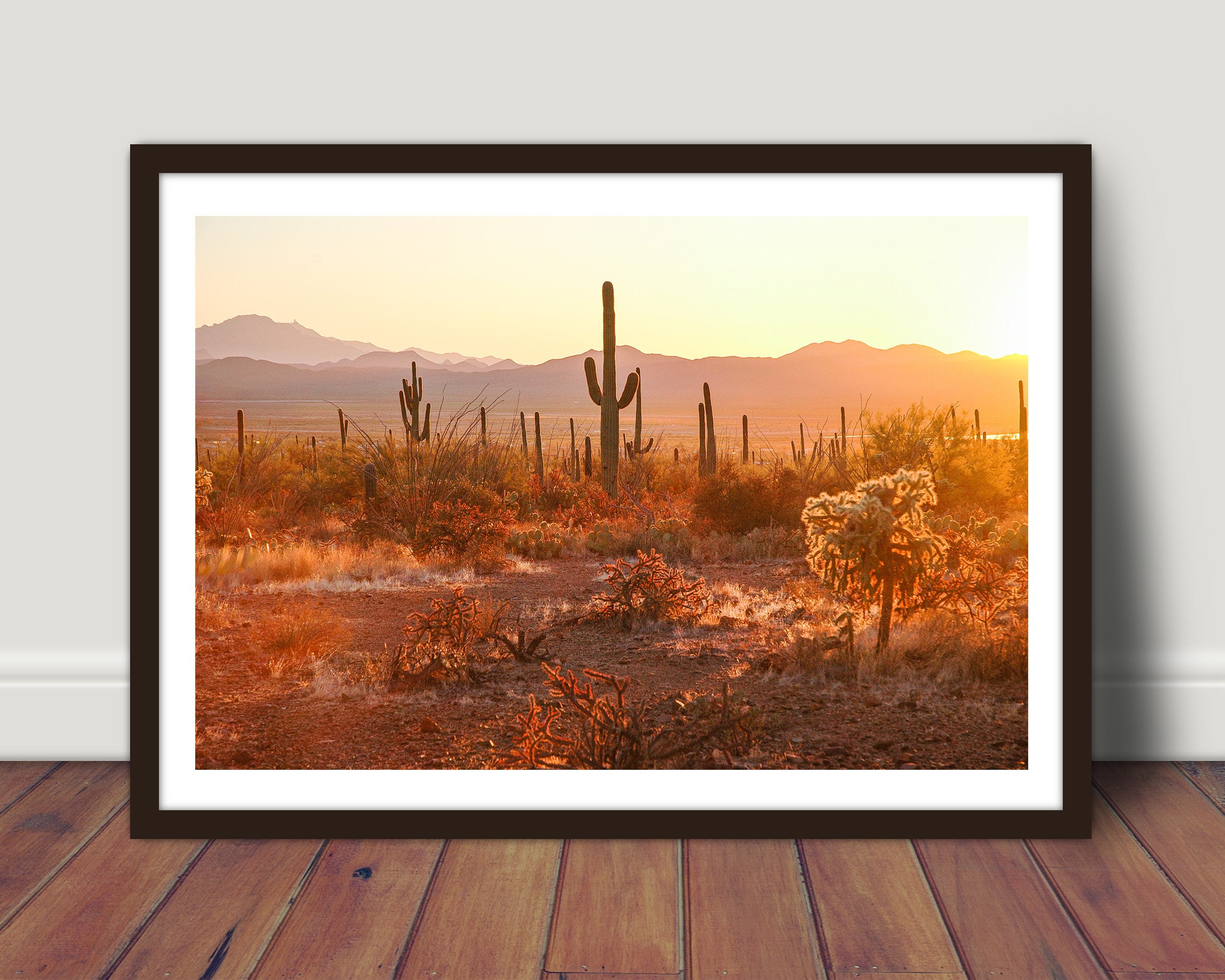 Arizona Southwest Sun Wood Frame