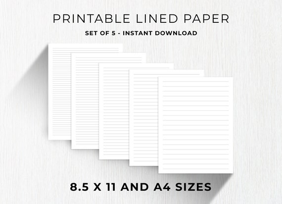 Handwriting Lines Printable Paper