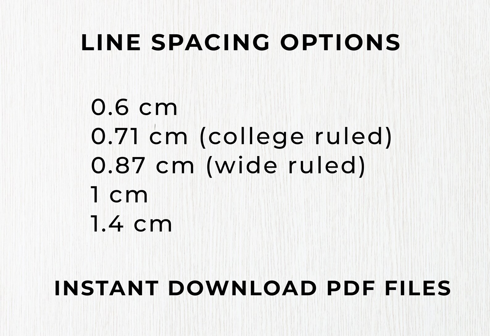 Printable Lined Paper PDF Wide Ruled Paper College Ruled Paper Lined 