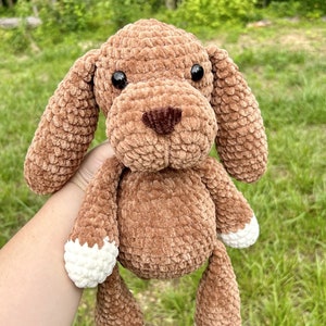 Crochet Puppy Plushie (Dog Plush)