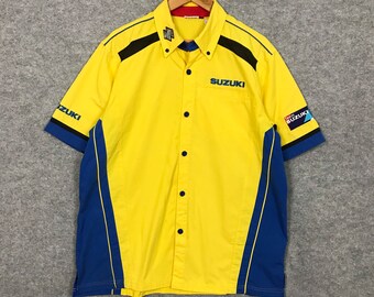 Vintage Suzuki Team Suzuki Button up Shirt / Japanese Suzuki - Etsy