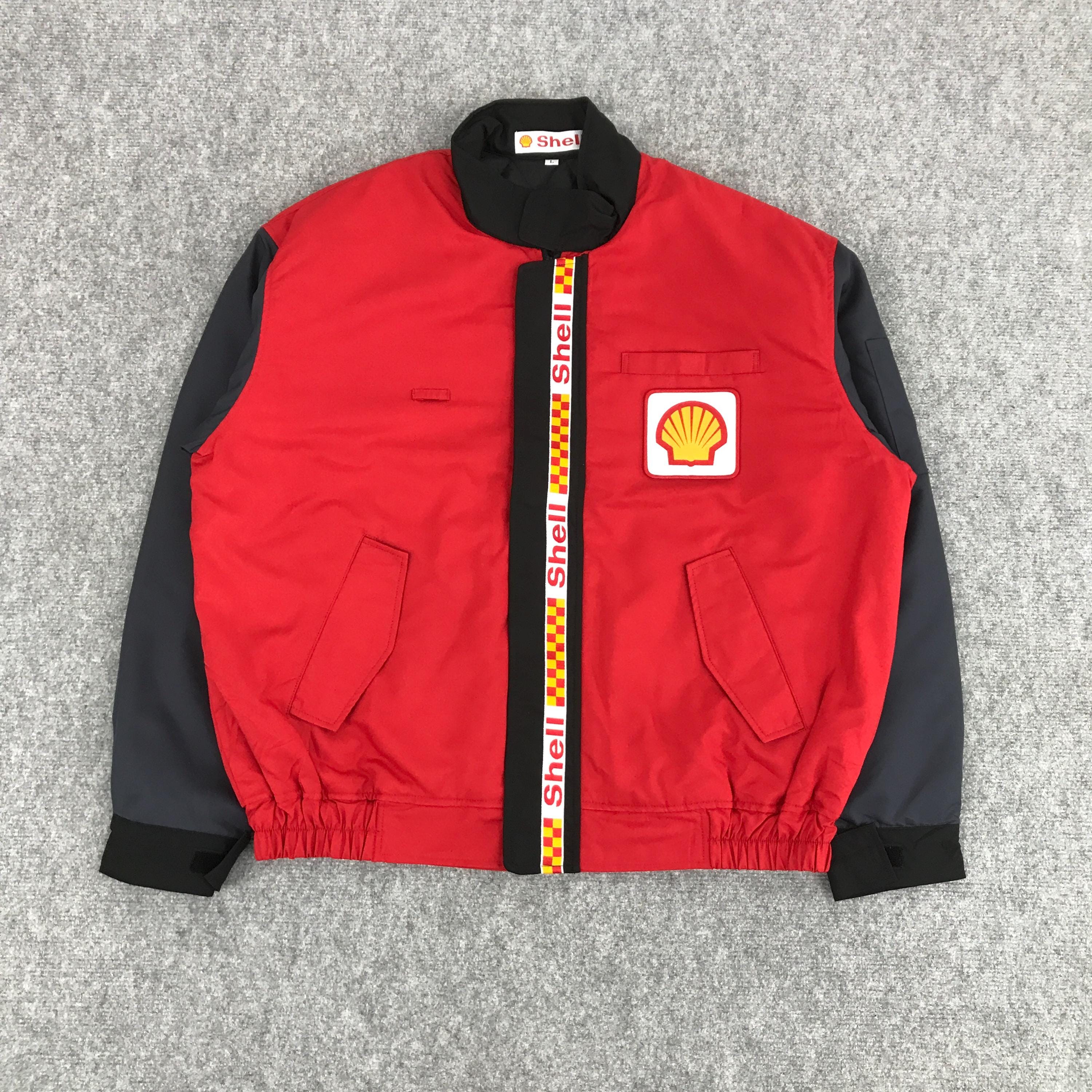 Vtg Shell Oil Brand Racing Jacket - Etsy
