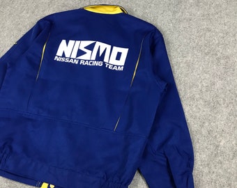 Vintage Nismo Nissan racing team work uniform jacket free shipping