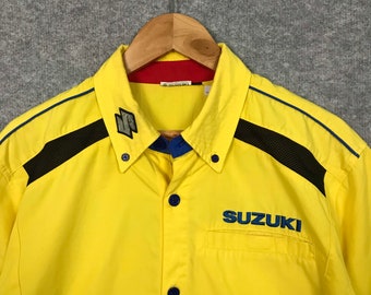 Vintage Suzuki Team Suzuki Button up Shirt / Japanese Suzuki - Etsy