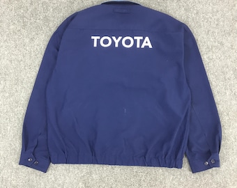 レア　昭和シェル石油 HELIX フェラーリ　パートナーシップ　ブルゾン　XL Vintage Shell Helix Oil Brand X Ferrari Work Uniform Japan Jacket