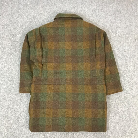 ジャケット・アウター 90s Paul Stuart wool half coat Vintage Paul Stuart Parkas Wool Tartan Design Jacket Made in