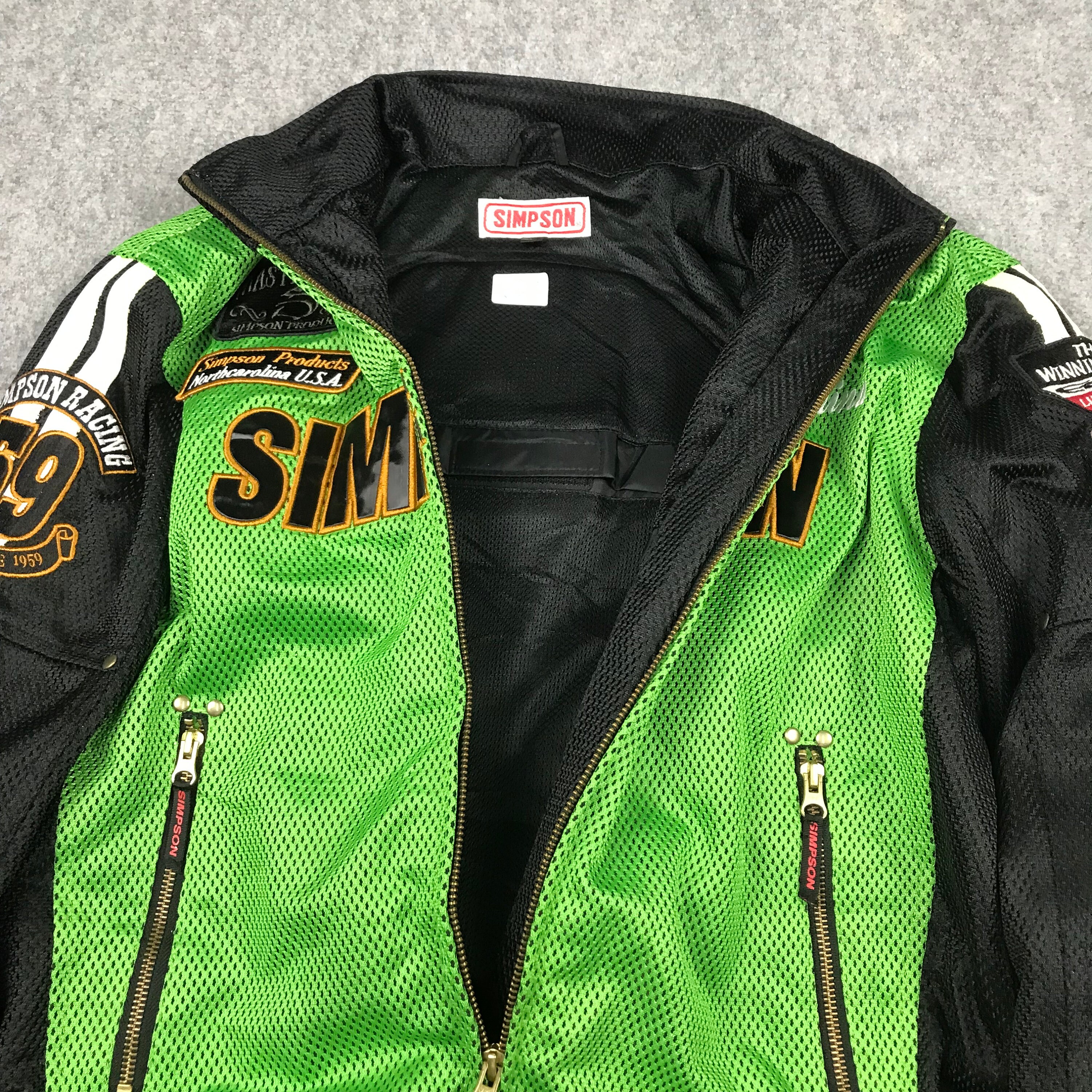 SIMSON Racing ジャケット LLサイズ SIMPSON メッシュジャケット バイクジャケット LLサイズ - メルカリ