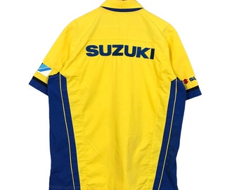 Vintage Suzuki Team Suzuki Button up Shirt / Japanese Suzuki - Etsy