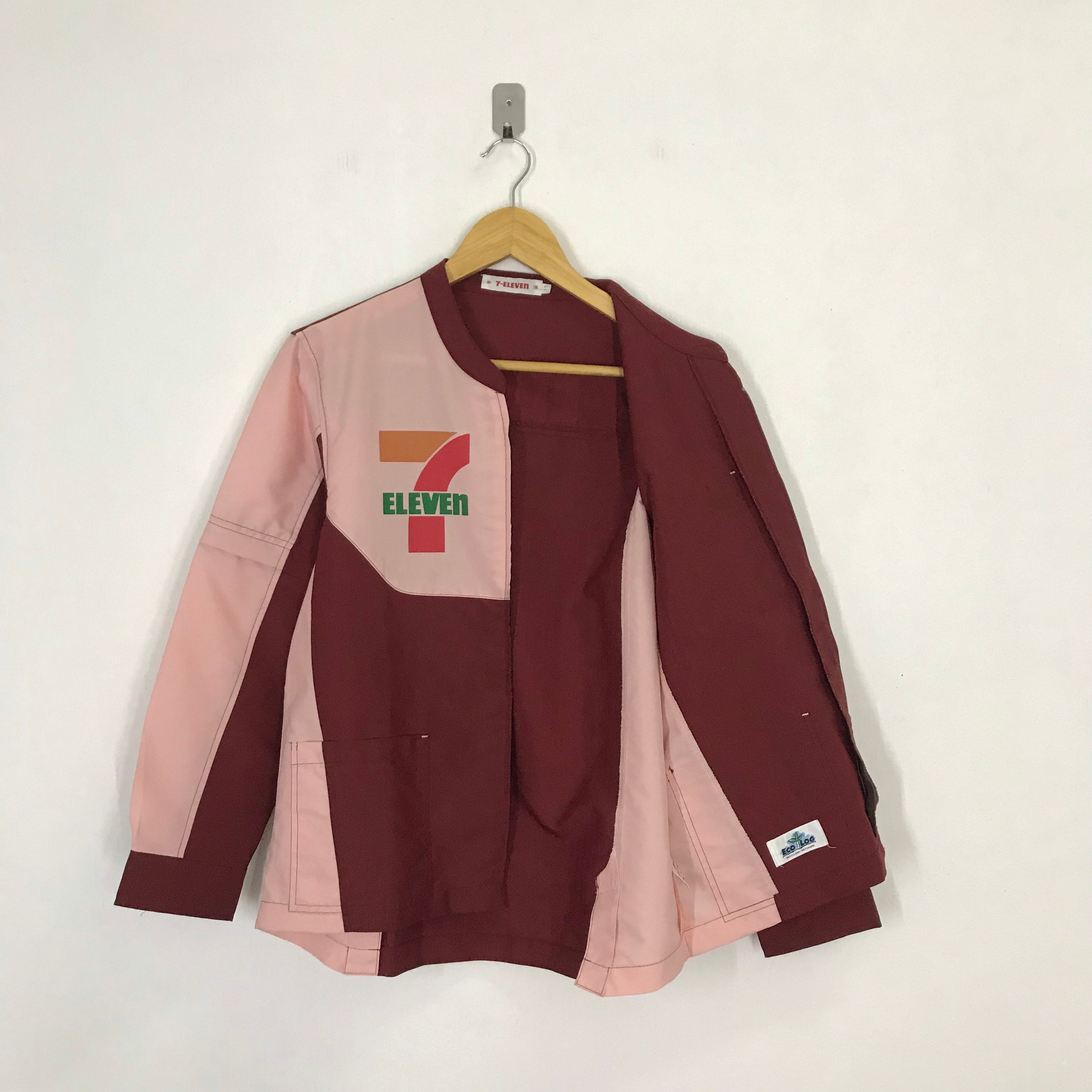 Vintage Workwear Japanese 7 Eleven Uniform Zip Jacket - Etsy