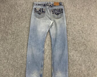 ヴィンテージ リーバイス 501 ダメージ加工 パッチワーク デニム