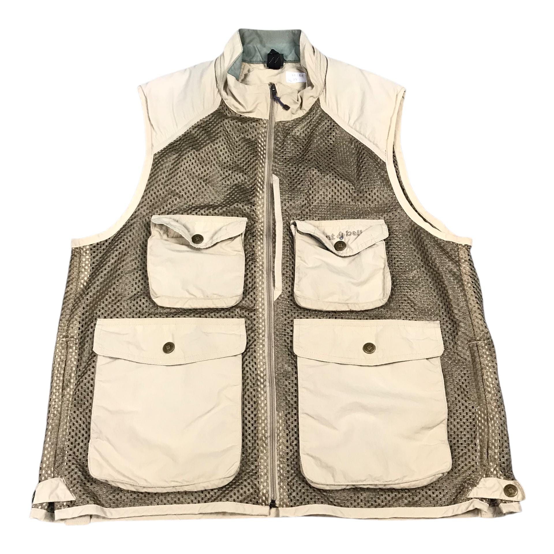 Gilet De Pêche Vintage Columbia PFG Homme, Taille M, Vert, Multiples Poches - Style USA