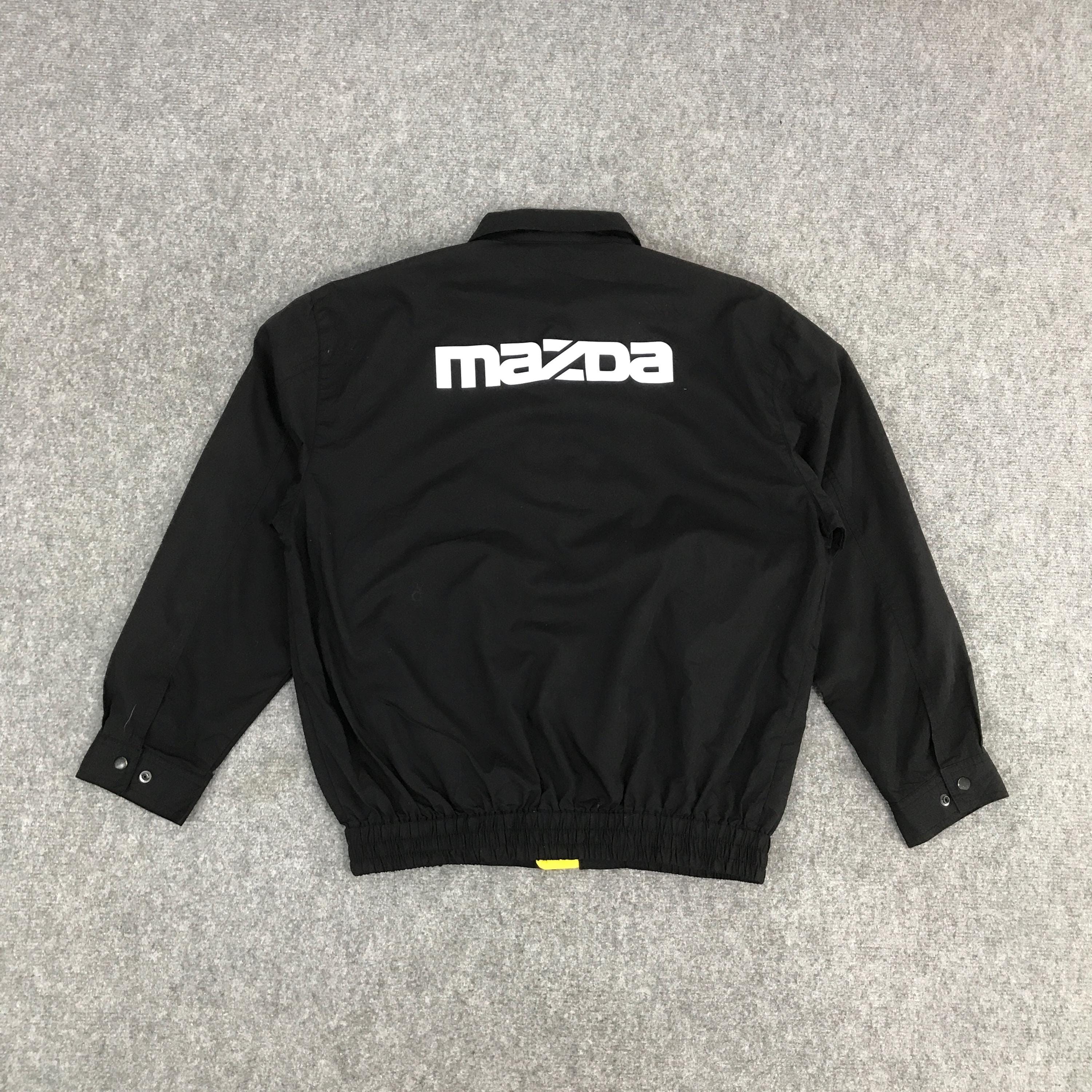 Vtg Mazda Racing Work Uniform Custom Black Jacket - Etsy