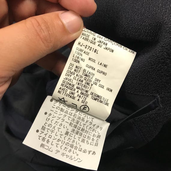 ジャケット・アウター COMME des GARCONS HOMME AD1998 Vintage AD 1998 Comme Des Garçons Homme Blazer Coat Jacket - Etsy