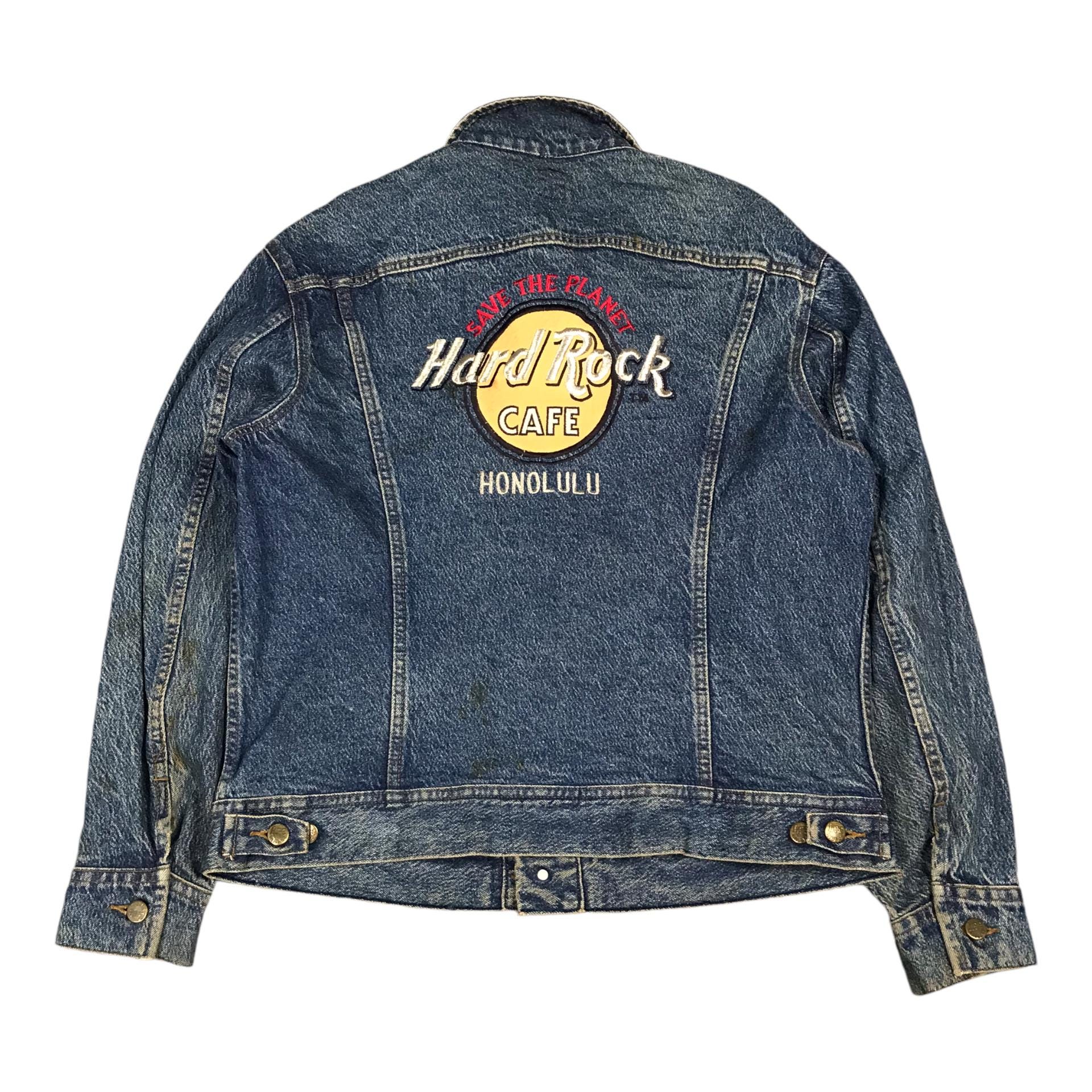 Vintage Lee X Hard Rock Cafe Honolulu Denim Jacket - Etsy