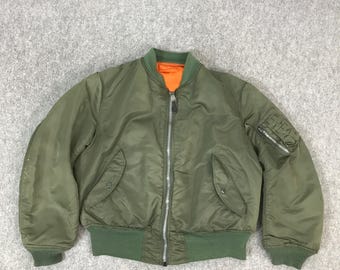 VINTAGE】80〜90s made in USA MA-1 Vintage Alpha Industries