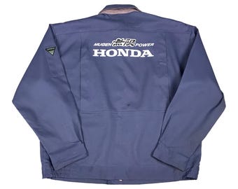 Vintage Honda HRC Racing Japan Racing Purple Jacket Honda Racing