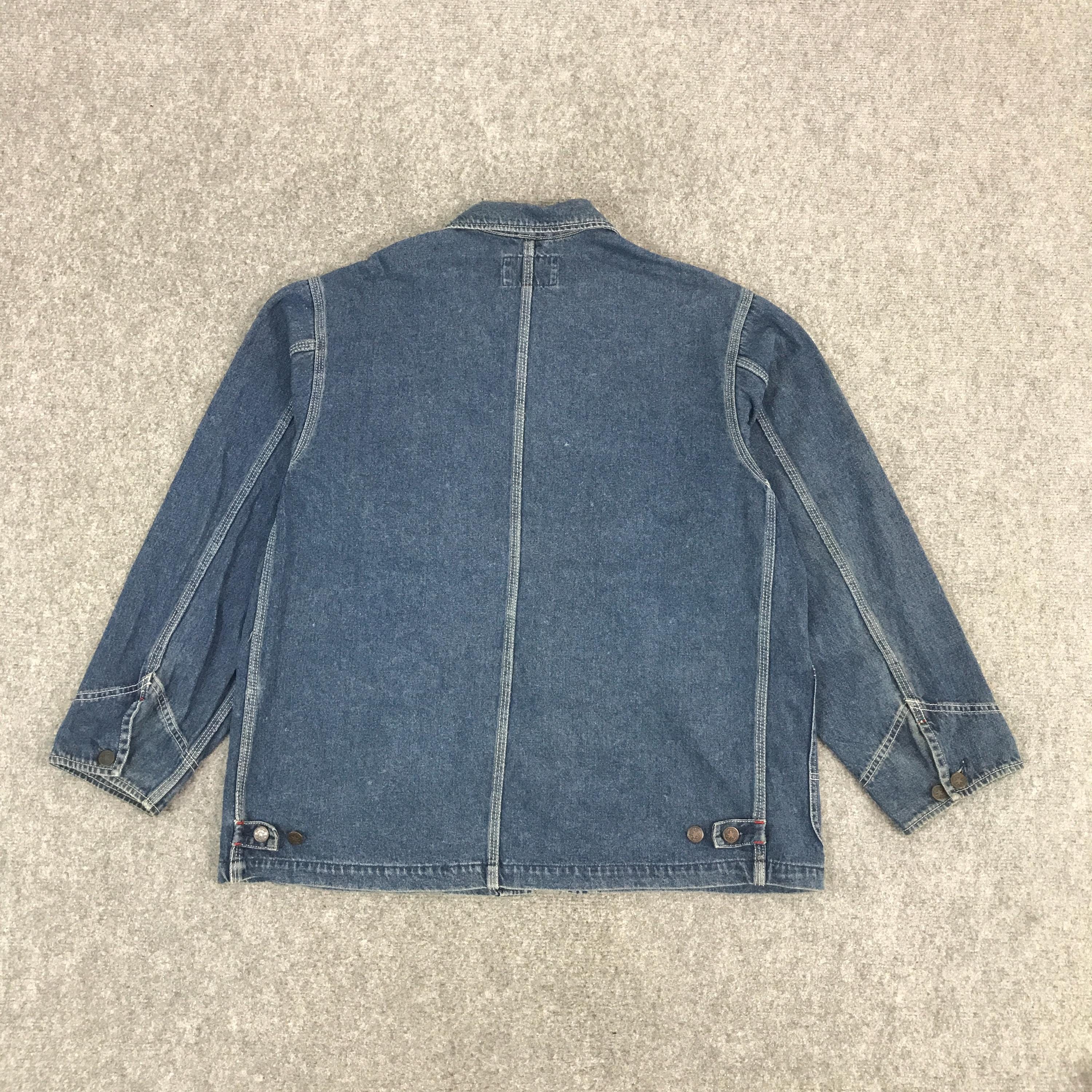 Vtg Converse All Star Denim Button Chore Coat Jacket - Etsy