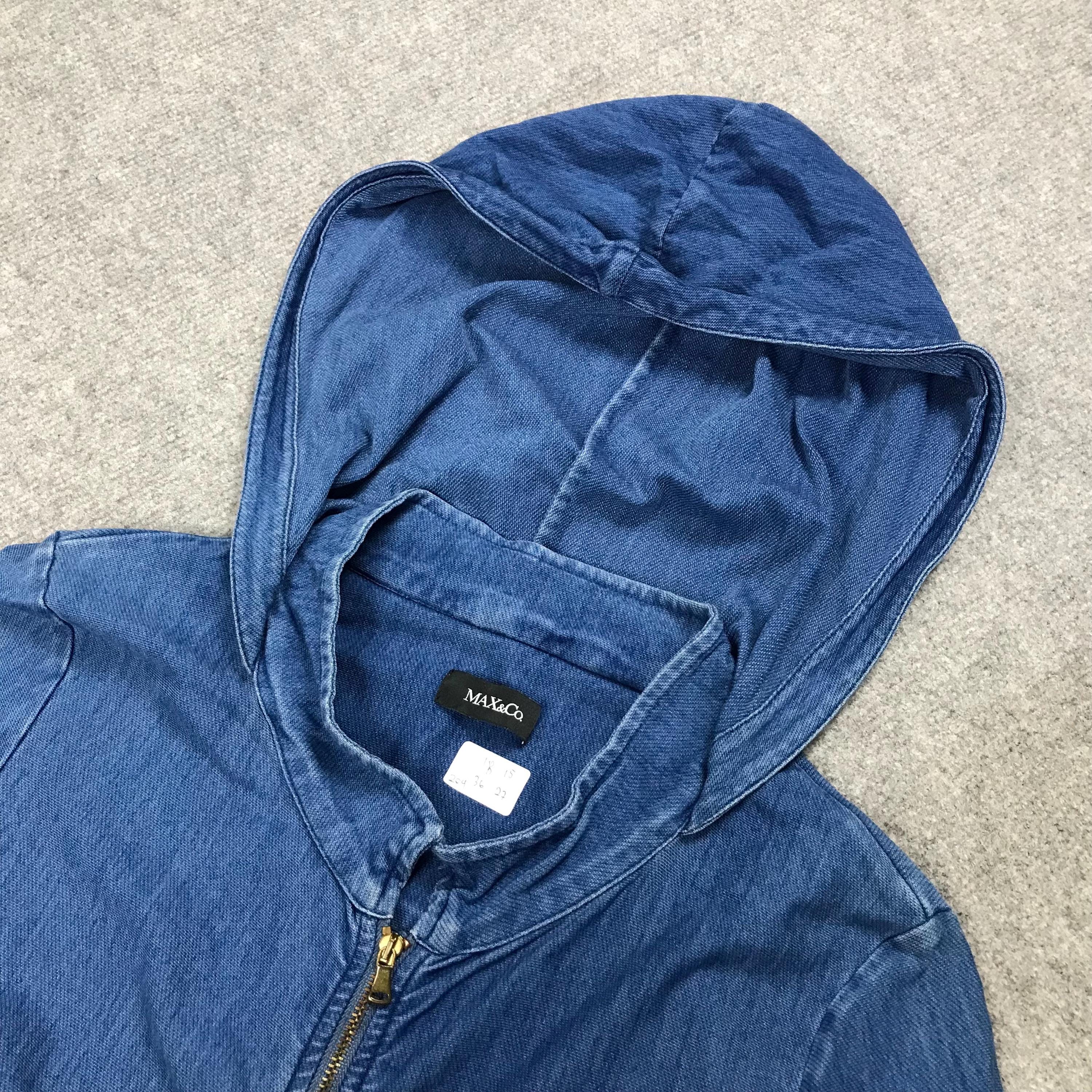 Vintage Max&co Blue Denim Style Parkas Double Pocket Jacket - Etsy