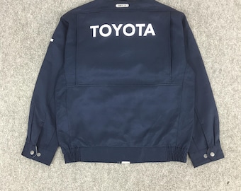 Vintage Toyota Racing Blue uniform custom japan Jacket