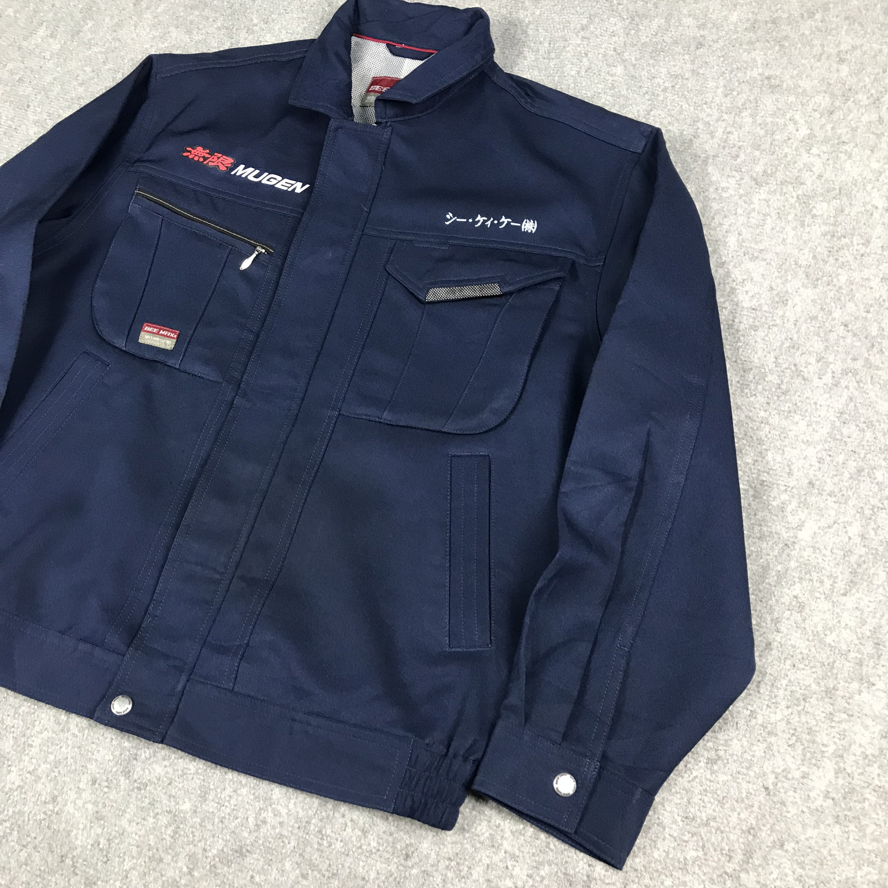 Vintage Work Jacket Custom Honda Mugen Racing Japan Brand Work